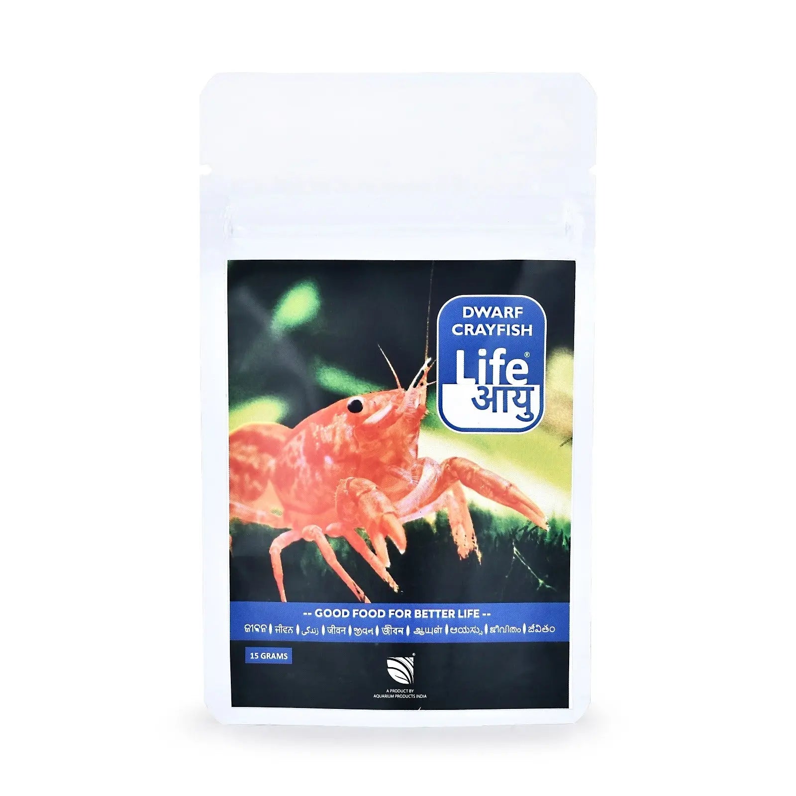 Life Aayu Dwarf Crayfish Orange Food | Breeding, Molting & Growth Booster | Handmade Ayurvedic Formula Aquarium Products India