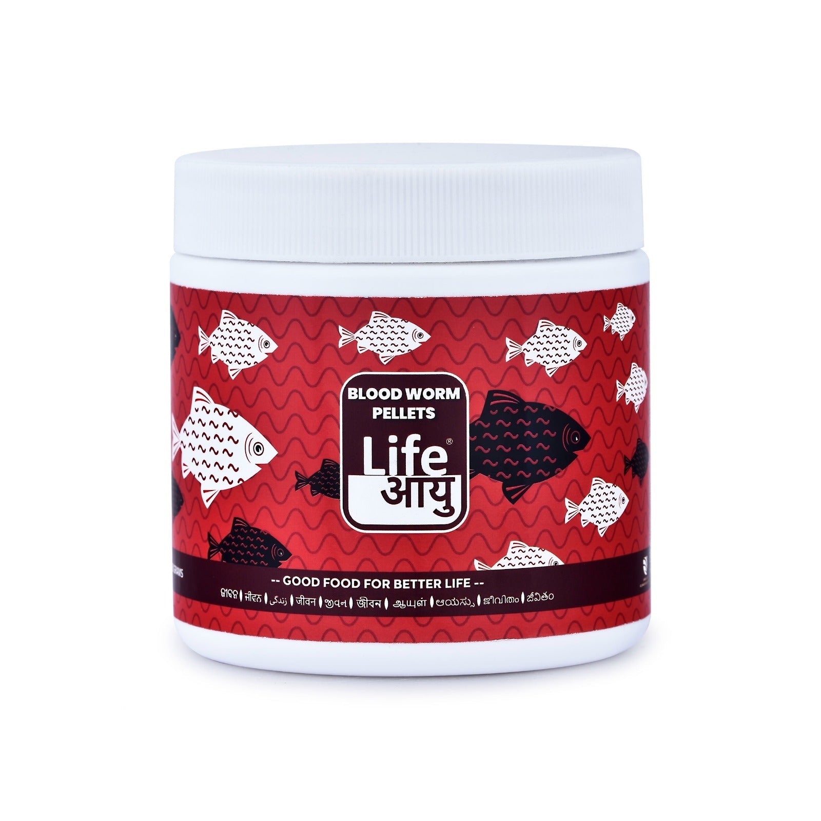 Life Aayu Blood Worm Pellets : High-Quality Blood Worm Pellets Fish Food