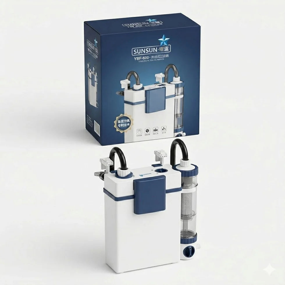 Sunsun YBF-600 Hang-On Canister Filter 8 Watts 600 L/H Onyxaqua