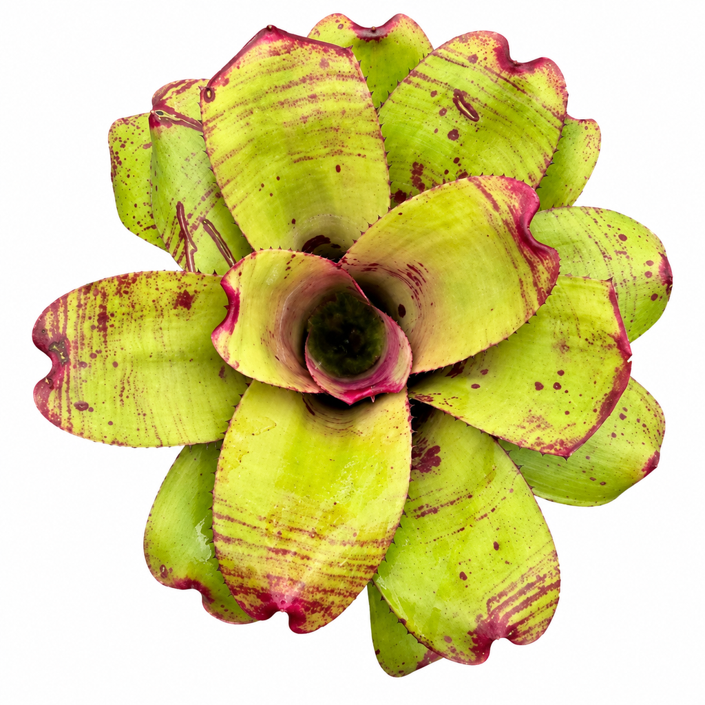 Neoregelia 'Ninja Pink' (Large) – Bold Bromeliad for Vivariums | India