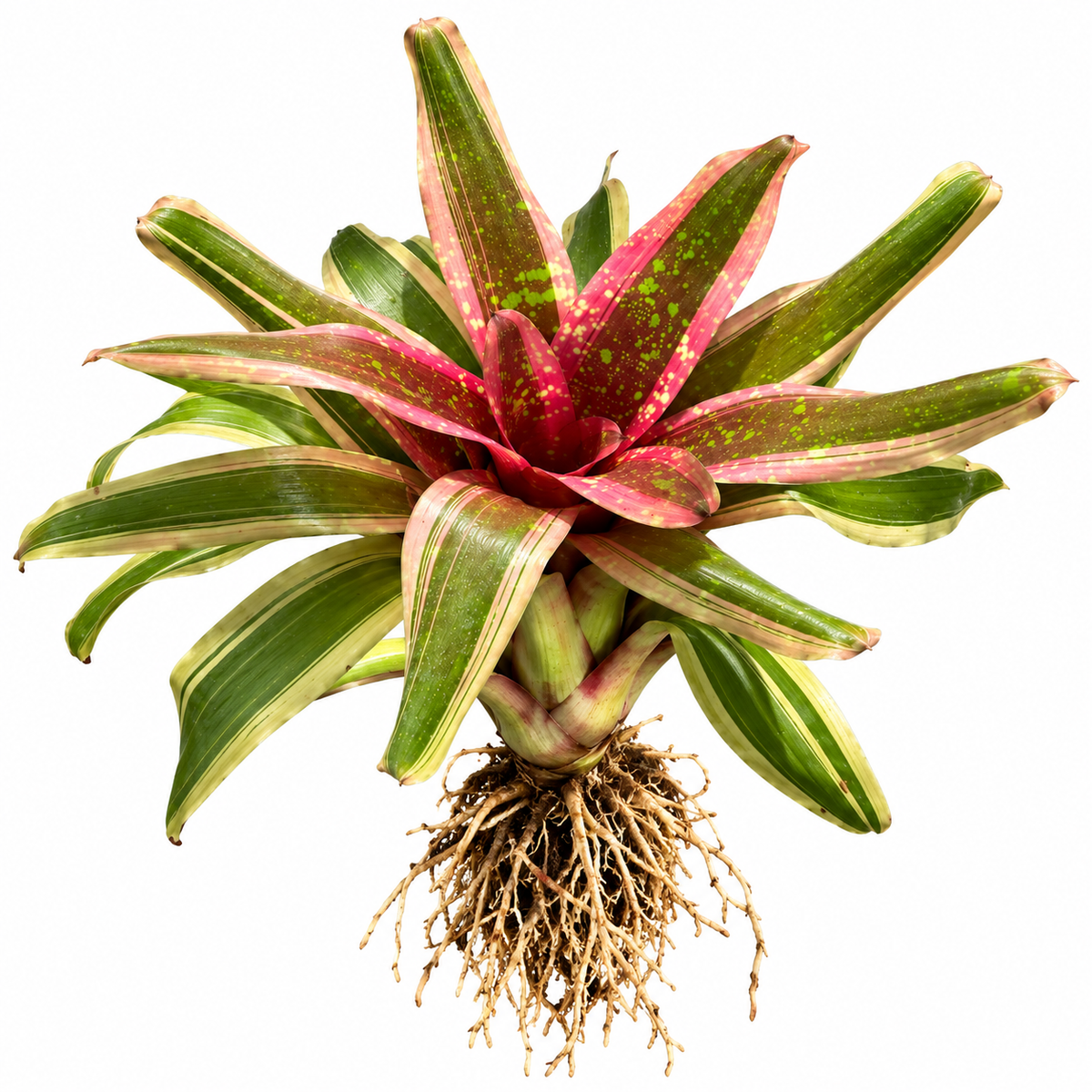 Neoregelia 'Swanky' – Bold Bromeliad for Terrariums & Vivariums | India