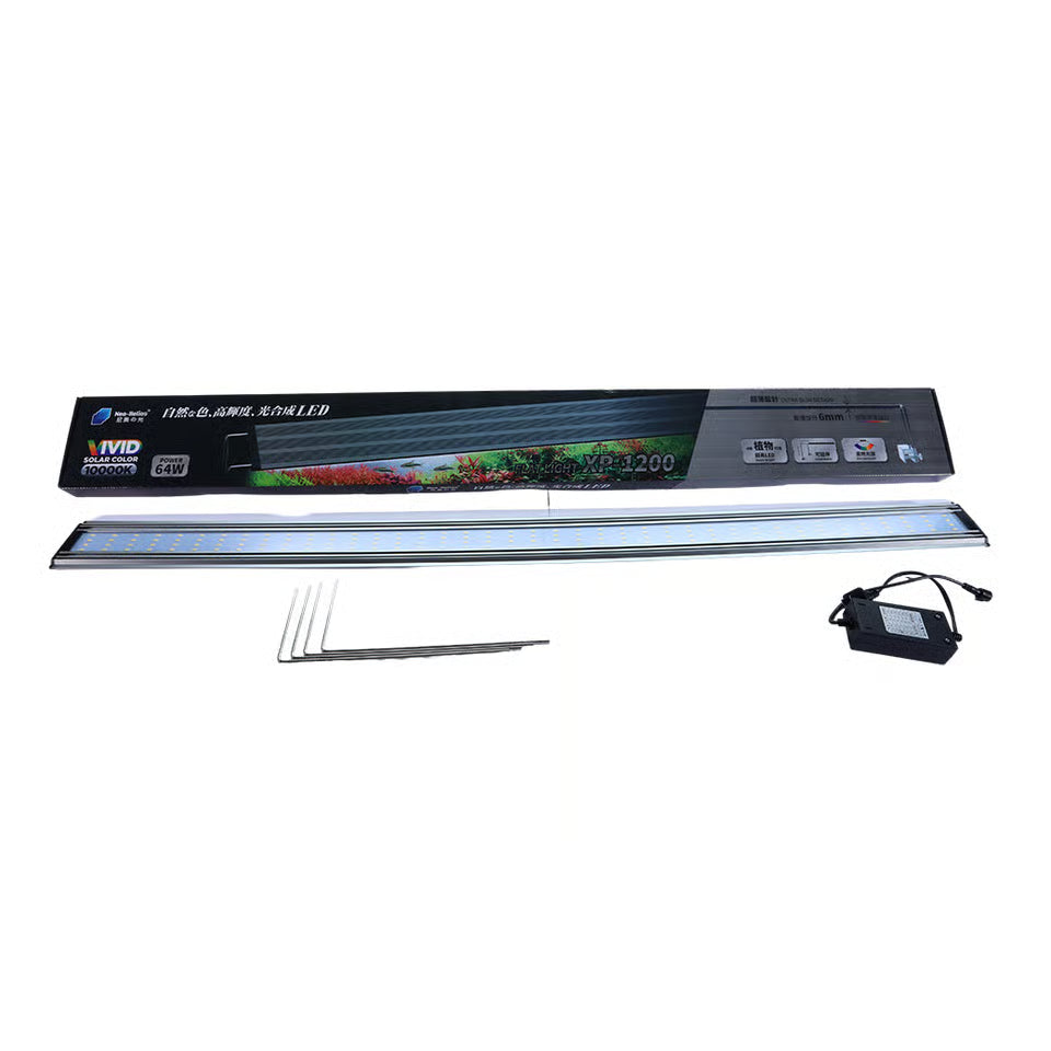 Neo-Helios XP-1200 Flat LED Light (64W) – Ultra-Slim Full Spectrum Aquarium Light